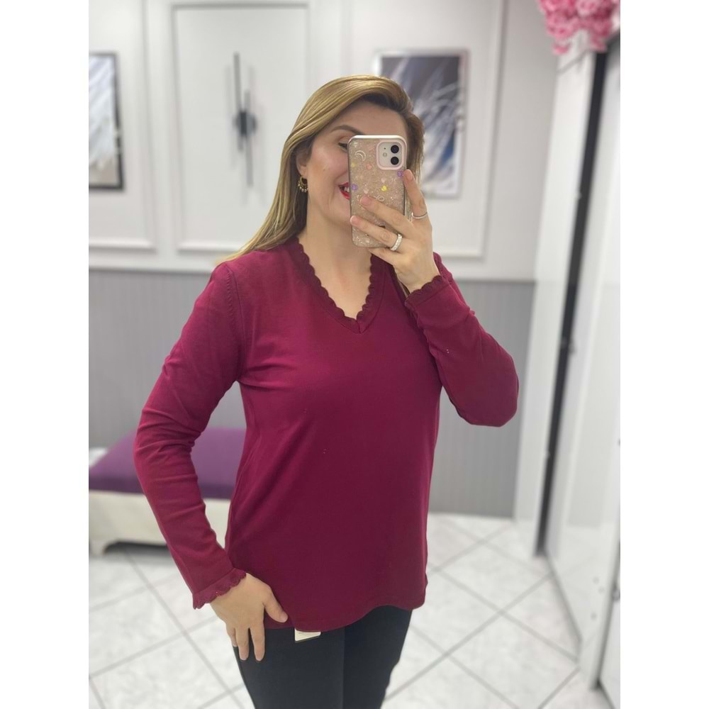 Kazak - Zümra Butik - BORDO - STANDART