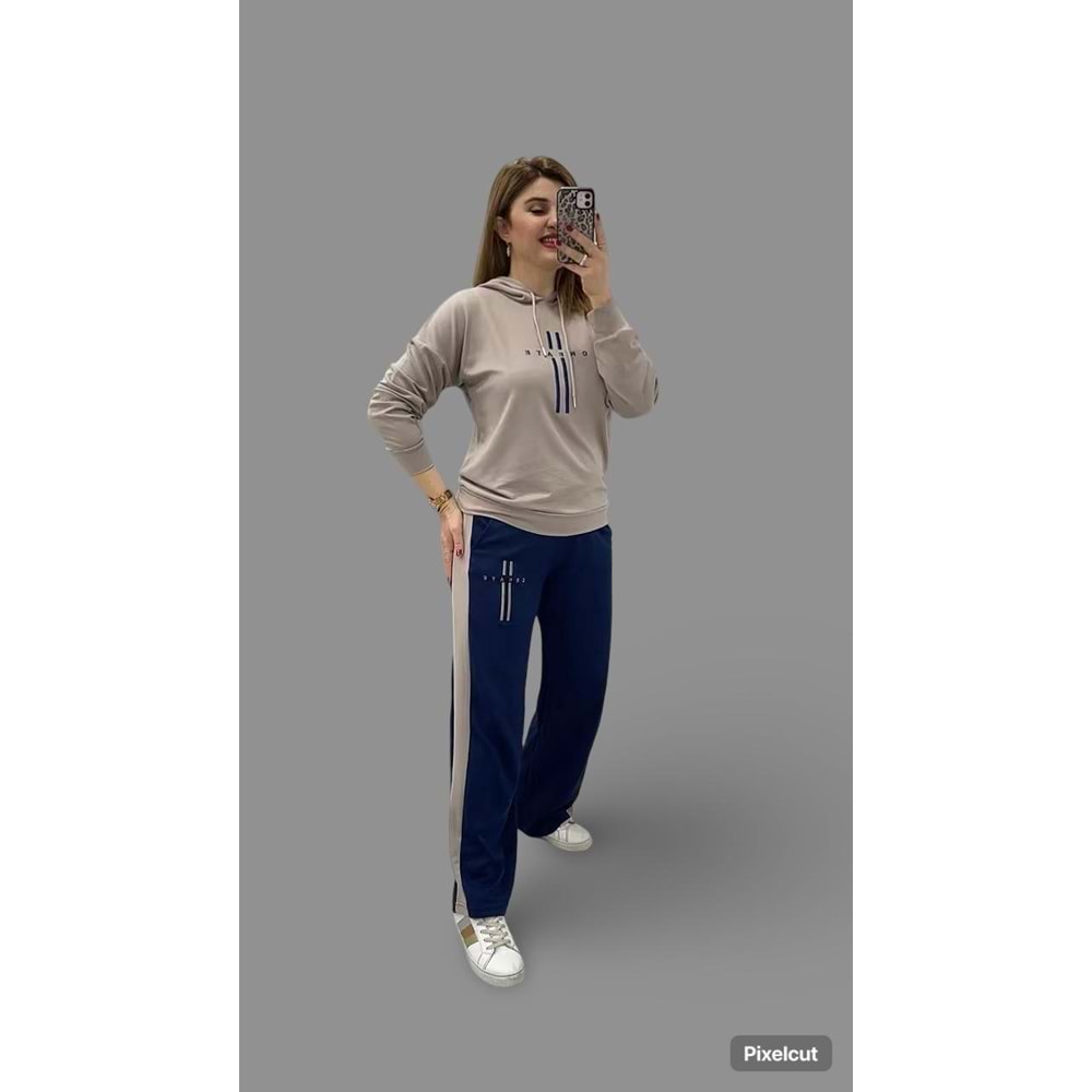 Eşofman Takımı - Zümra Butik - BEJ - S