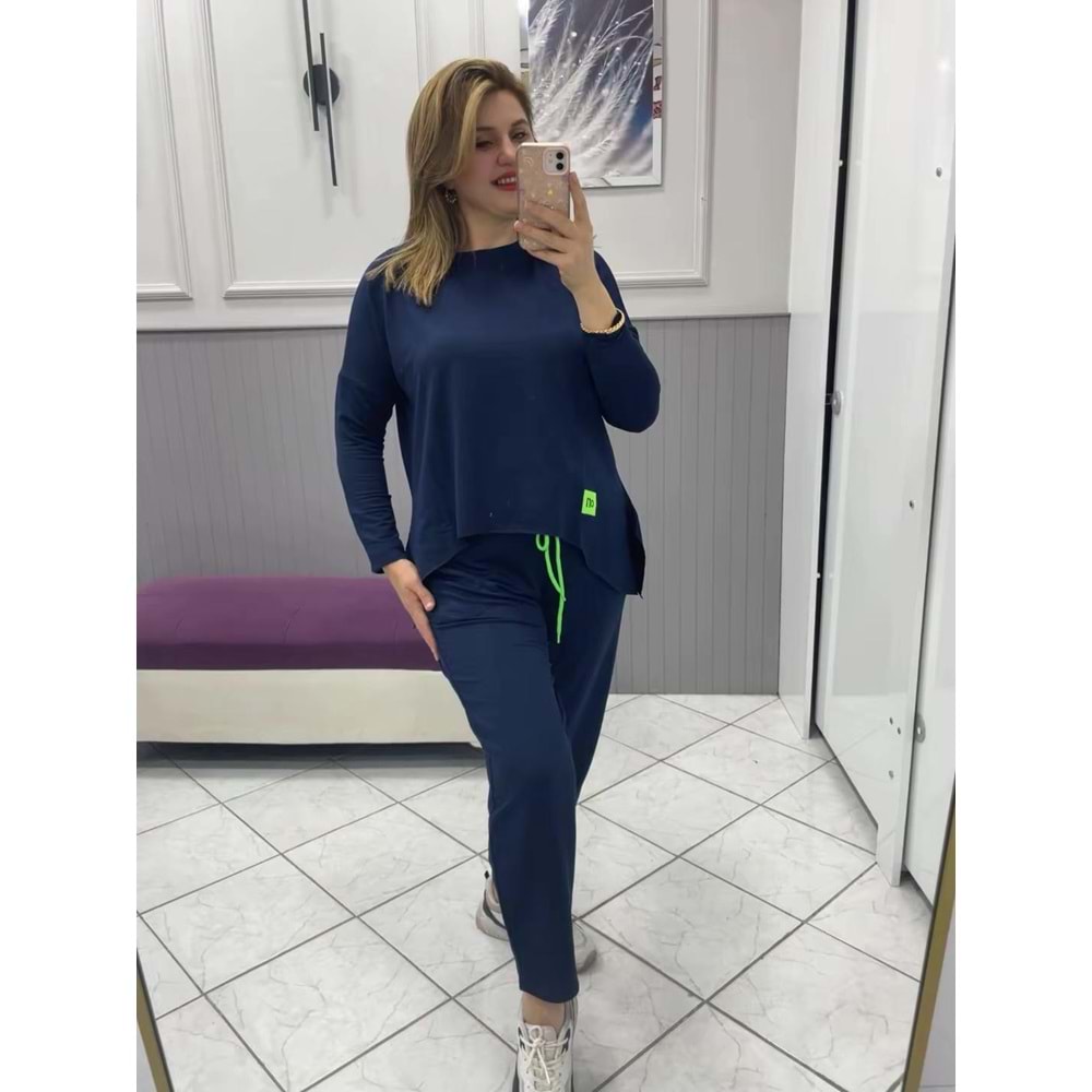 Eşofman Takımı - Zümra Butik - LACİVERT - STANDART