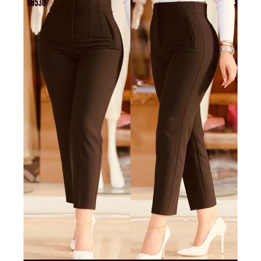 Pantolon - Zümra Butik - ACI KAHVERENGİ - 48
