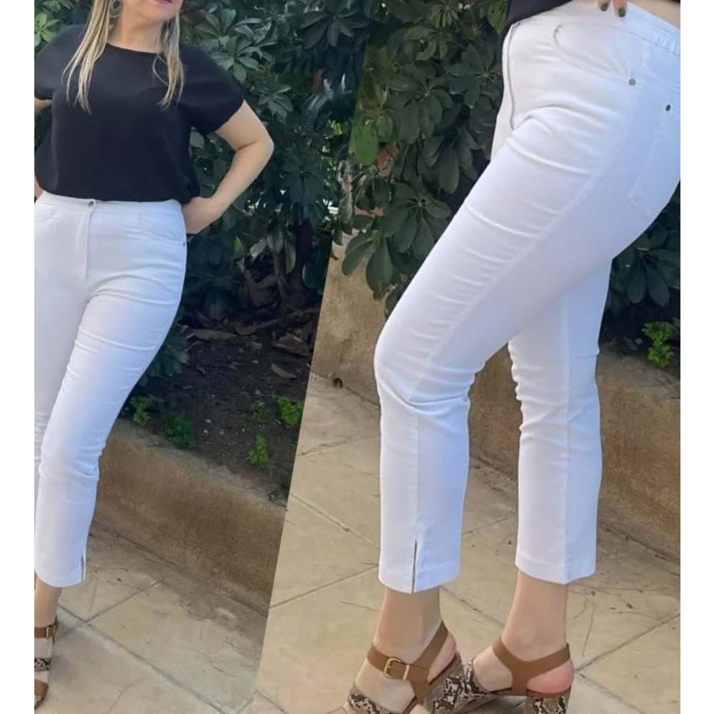 Pantolon - BEYAZ - 50