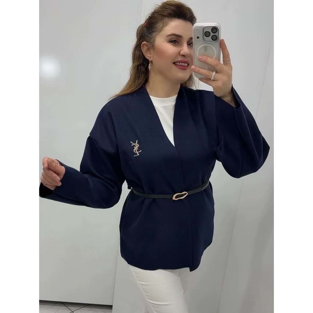 Ceket - Zümra Butik - LACİVERT - STANDART