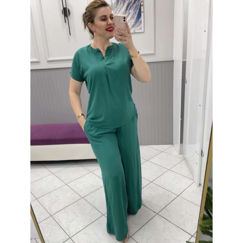 Palozo Takım - Zümra Butik - YEŞİL - 40