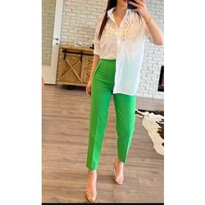Pantolon - Zümra Butik - YEŞİL - 36