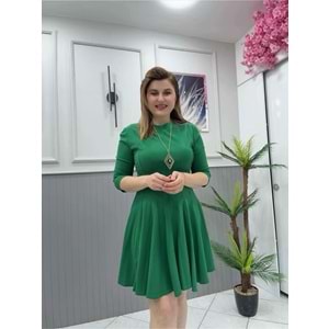 Elbise - Zümra Butik - YEŞİL - 40