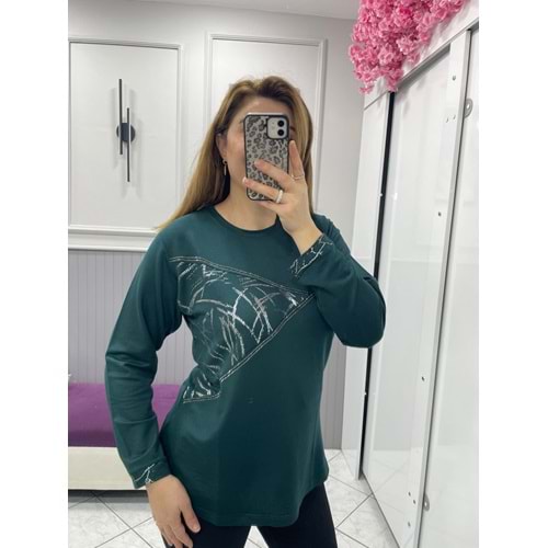 Bluz - ZÜMRÜT YEŞİLİ - L