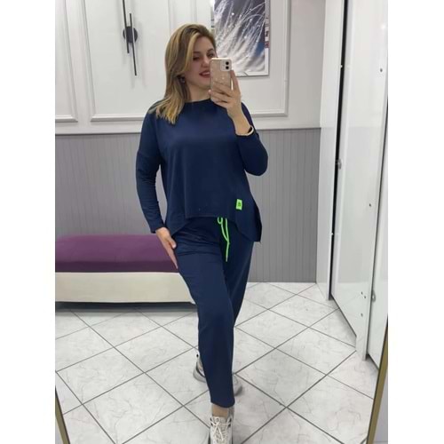 Eşofman Takımı - Zümra Butik - LACİVERT - STANDART