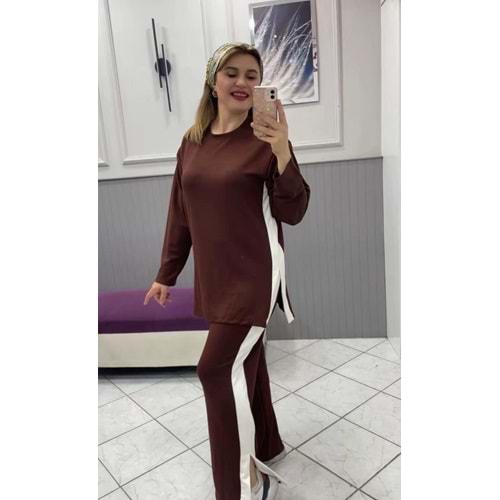 Eşofman Takım - Zümra Butik - KAHVERENGİ - S