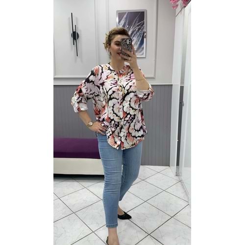 Gömlek - Zümra Butik - RENKLİ - 3XL
