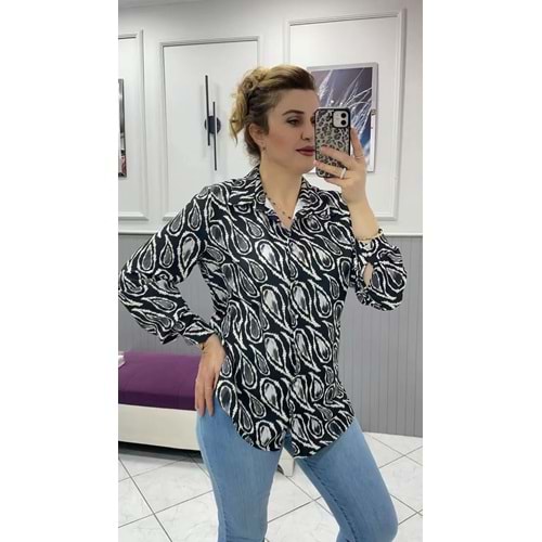 Saten Gömlek - RENKLİ - XL