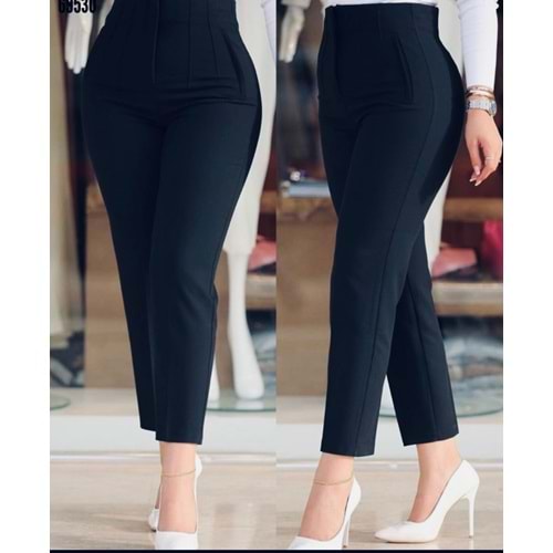 Kumaş Pantolon - Zümra Butik - SİYAH - 50
