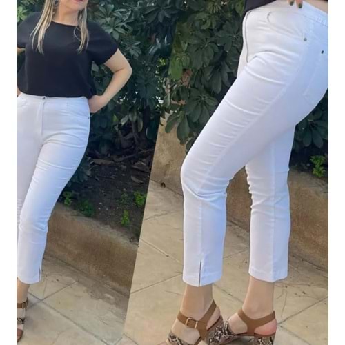 Pantolon - BEYAZ - 50