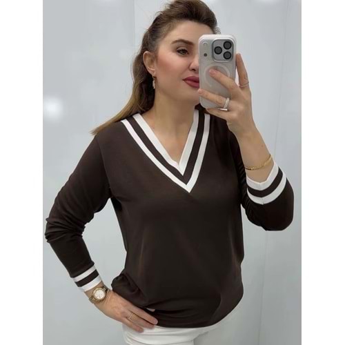 Kazak - Zümra Butik - ACI KAHVERENGİ - XXL