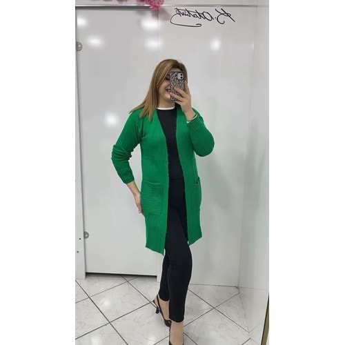 Hırka - Zümra Butik - YEŞİL - STANDART