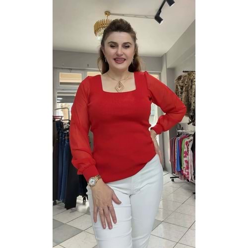 Buluz - Zümra Butik - KIRMIZI - STANDART