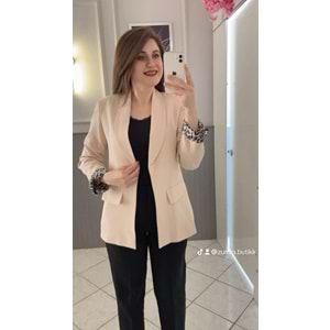 Ceket - Zümra Butik - KREM - 42