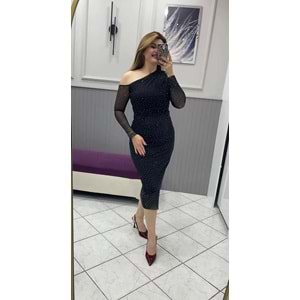 Elbise - Zümra Butik - SİYAH - M