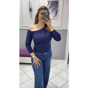 Bluz - Zümra Butik - LACİVERT - L