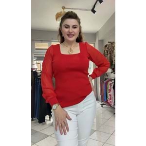 Buluz - Zümra Butik - KIRMIZI - STANDART